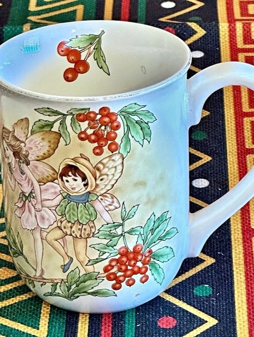Otagiri Fraser Collection Fairy Mug Fairy Floral Mug White & Pink